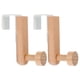 thumbnail image 1 of 2pcs ropa ganchos de percha de ganchos de la puerta de la puerta, 1 of 6