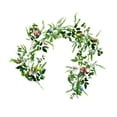 thumbnail image 4 of GUOOL Easter Garland Artificial Easter Egg Garland Seasonal Decoration with Butterflies Spring Garland Greenery Garland for Holiday A, 4 of 9