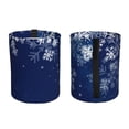 thumbnail image 2 of Kdxio Christmas Blue Car Trash Can Garbage Car Accessories Trash Can Car Waste Bin for for Driver and Passenger Any Vehicle, 2 of 7