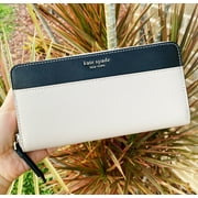 Kate Spade Cameron Neda Large Continental Wallet Warm Beige Black Multi