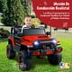 thumbnail image 5 of Kids House Carrito Montable Eléctrico Niños Turbo,Doble Puerta, Función de Balanceo, Control Remoto Bluetooth, USB MP3, Música y Luces LED, Motor Dual 12V, Inicio con Botón y Diseño Seguro, 5 of 5