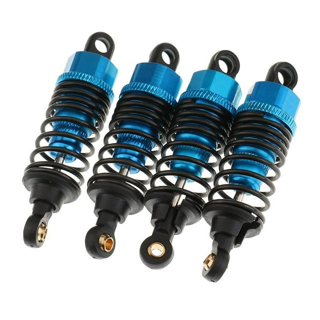 Amortiguador trasero del camión de de 1/10 RC para s piezas de automóvil de HSP Azul Baoblaze Amortiguador de choque del coche de RC