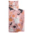 thumbnail image 2 of Pastel Halloween Pattern Toddler Nap Mats for Kids Preschool,60"x20" Sleeping Mat Bag or Kids,Toddler Sleeping Bag,Toddler Nap Mat or Daycare, 2 of 6