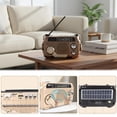thumbnail image 2 of 2026 new Solar Hand Crank Emergency Radio, Bluetooth 5.2 Speaker with AM FM SW 3 Band Reception, 3W Powerful Audio and Power Bank, Portable Multifunctional Radio, 2 of 8