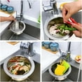 thumbnail image 5 of Clearance Sales! 2025 Upgrade Multi-functional Drain Basket, Stainless Steel Hanging Sink Strainer Basket Food Drainer for Sink, Kitchen Sink Strainer Basket and Vegetables Fruits Clean, 5 of 8