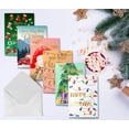 thumbnail image 4 of Better Office Products 50 Pack Christmas Cards Set with Gold Foil Accents, 4" x 6", Fun & Festive Designs, Blank Inside, Boxed Set, 4 of 5