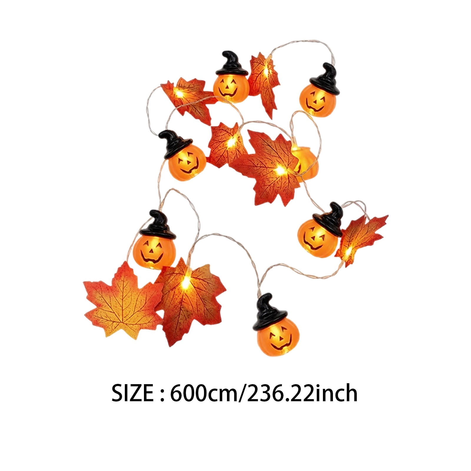Pumpkin String Lights LED Hanging Decor