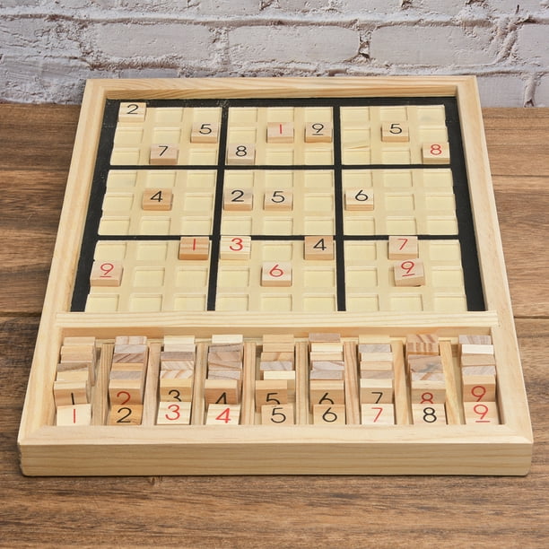 Play Sudoku Online - Virtual Wooden Sudoku Board Game