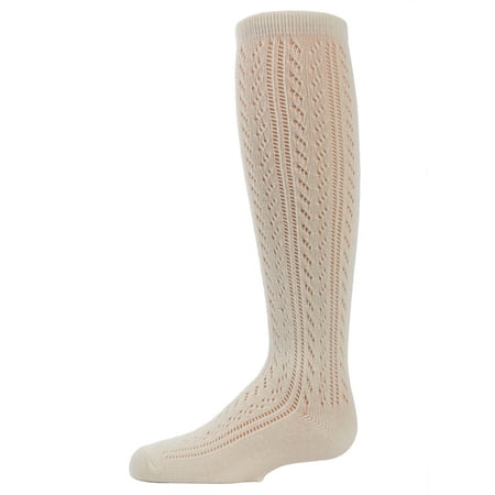 

MeMoi Leaves Open Work Knee High Socks - Girls - Female