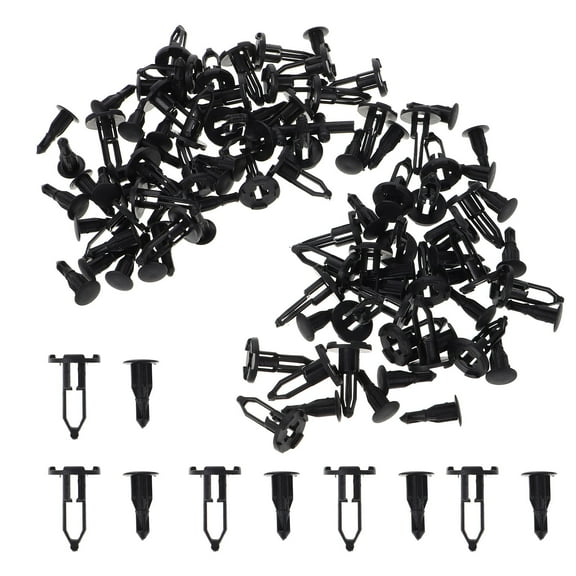 Masteelf 50PCS Universal Plastic Clips Push Bumper Fastener Rivet Clips Auto Body Retainer Clips Bumpers Car Replacement