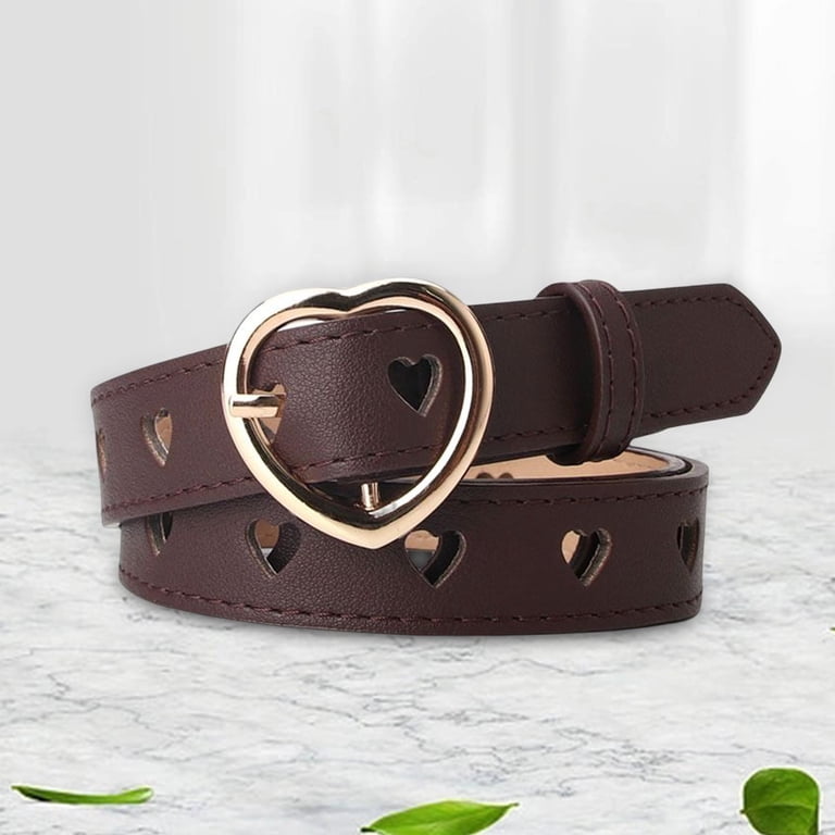 Women PU Leather Belt with Buckle Waist Strap Adjustable  display picture 1