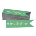 thumbnail image 1 of Inkdotpot Real Gold Foil Invitation Party Tags Favor Hang Paper Tags 50 Pieces, 1 of 6