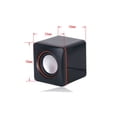thumbnail image 3 of USB Stereo Speaker System with 3.5 Mm Audio Plugs for Pcs and Laptops, 3 of 9