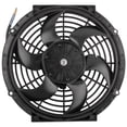 thumbnail image 5 of BOXI 10" Universal Electric Radiator Cooling Slim Fan 12V with Mounting Kit (Heavy Duty Wide Curved - 6 S Blades, 10 Inch Pull Fan Black), 5 of 7