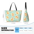 thumbnail image 4 of Kdxio Cute Duck for Beach Bag for Women Large Beach Tote Bag Waterproof Sandproof Swim Bag with Zipper Pockets Beach Vacation Travel, 4 of 7