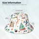 thumbnail image 3 of Fotbe Travel1 Sombrero Tipo Pescador con Estampado – Sombrero de Sol de Algodón de Moda para Playa, Golf, Pesca, 3 of 6
