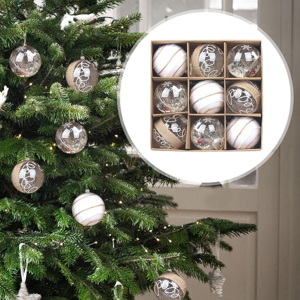Adornos de Bolas de Navidad BLESIY Colgantes Estilo A