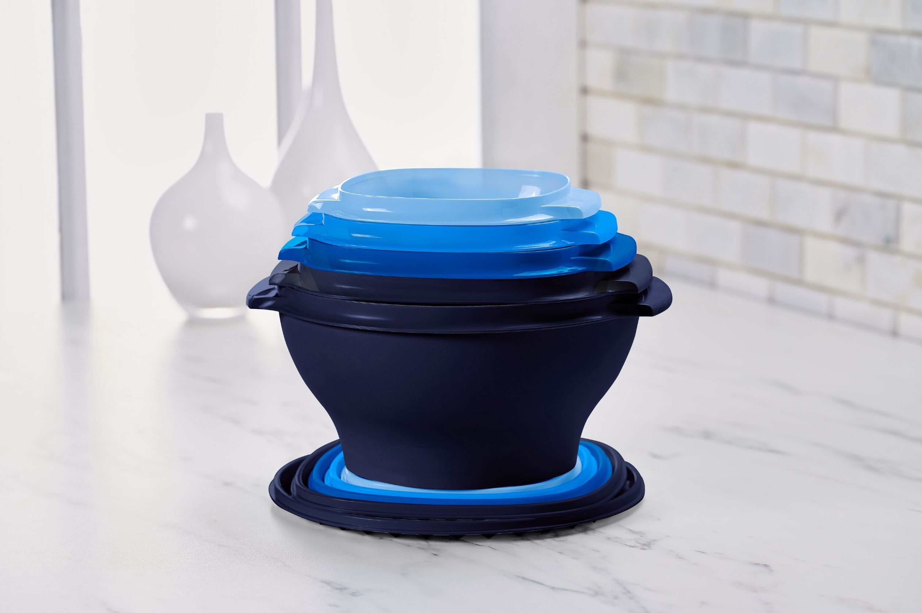 Tupperware Heritage 10 PC Set - Blue