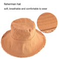 thumbnail image 4 of Sombrero de pescador para hombre, sombrero de pescador de algodón para hombre, sombrero para el sol transpirable, sombrero de ala ancha con protección UV, gorra de pescador, para uso al aire libre y, 4 of 5