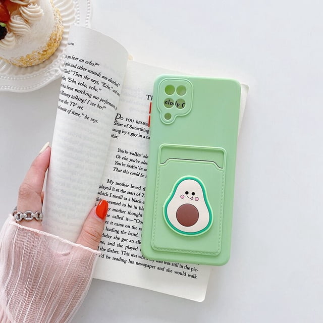 Funda de teléfono con soporte para ranura de tarjeta de dibujos animados para Samsung Galaxy S21 S22 Plus Ultra S20 Fe Fan Edition Note 10 Plus Note 20 Ultra Fivean unisex