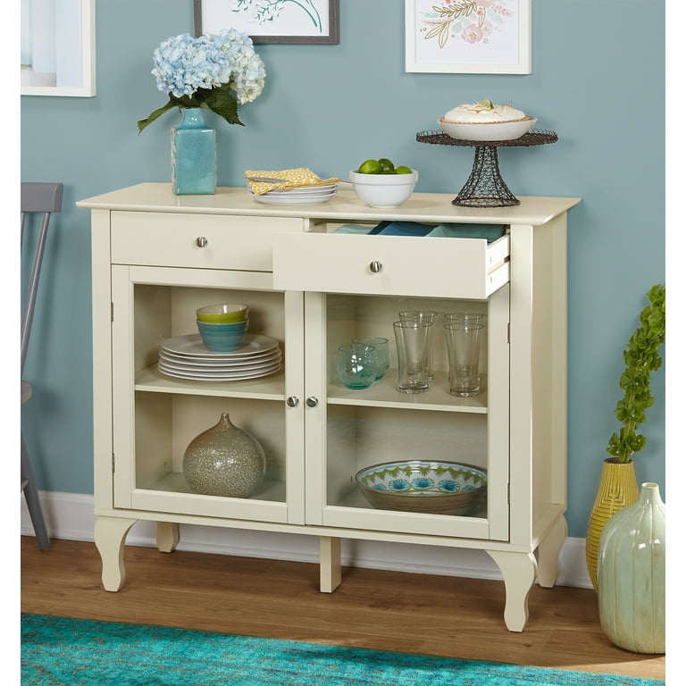 TMS Layla 2-Drawer Storage Buffet, Multiple Finishes - Walmart.com