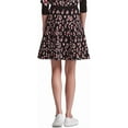 thumbnail image 2 of DKNY Jupe Trapèze Léopard pour Femme, Noir, Très Petit, 2 of 2