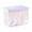 White, variant on Fareti Plastic Food Storage Jar with Built-in Spoon, Lidded Kitchen Canister for Coffee, Sugar, Spices, Countertop Organizer