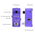 thumbnail image 4 of Muslady Mini Looper Effect Pedal Guitar Loopers Bass Loop Pedal Ullimited Overdubs 5 Minutes Looping Time with USB Interface Purple, 4 of 7