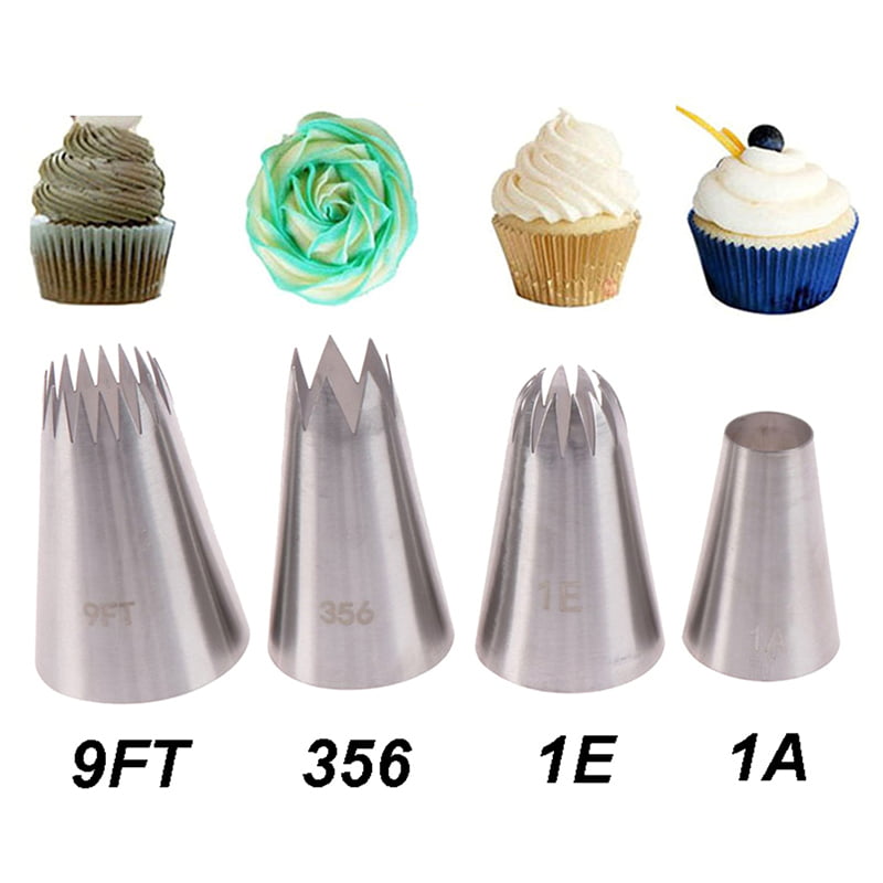 Stainless Steel Icing Piping Nozzles DIY Pastry Cake Decor Tips Baking Tools 