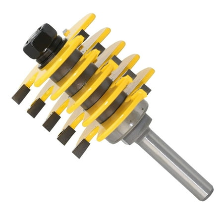 

1/2in Depth 8mm Finger Glue Joint Bit Wood Milling Cutter for Woodworking Carpenter Hand Making Wood Floor