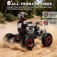 thumbnail image 7 of Chantmo Electric Go Kart 1500 W Motor Premium Steel Tubular Frame 3 Speed Off Road 8 inch Tires Hydraulic Rear Disc Brake 30 MPH for Adults Black, 7 of 7