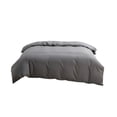 thumbnail image 3 of Sentmoon Comforter Cover Bedding Set Washed Solid Color Core Soft Comforter Style Dorm Bed Set Breathable Lightweight Cozy Fabric Fresh Tone Set for Apartment Guest Room and Easy Refresh, 3 of 8