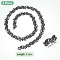 thumbnail image 3 of Uxcell 2-Pack 1 Yarda 14 mm Cadena de Strass de Cristal Cierra Ojo de Caballo para Manualidades/Ropa [Gris], 3 of 7