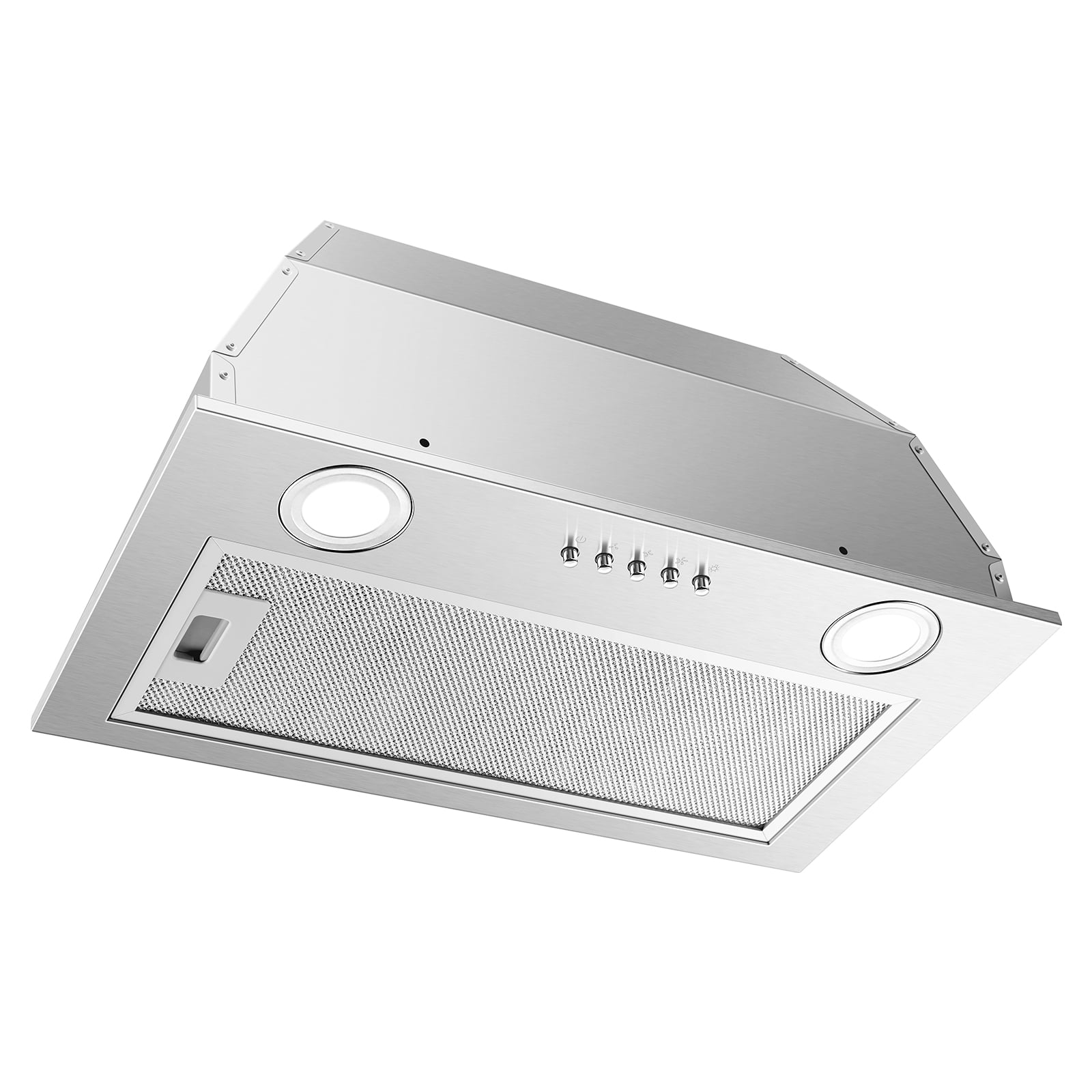 Joeaonz 20 Inch Stainless Steel Range Hood Insert with LED Light & Button Control