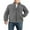 Grey, variant on Men's Fleece Lined Woolen Zippered Long-Sleeved Padded Collar Winter Pullover S-3XL