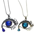thumbnail image 3 of Collar con colgante de ojo malvado Minnieouse de aleación azul, 3 of 6
