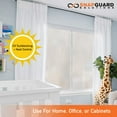 thumbnail image 6 of Snapguard Solutions Privacy Frosted - Silver Mist Glass Window Film (Static Cling, Non-Adhesive), 6 of 9