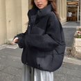 thumbnail image 4 of Lovzfmll Veste Décontractée pour Femmes, Style à Capuche à Manches Longues Coloré Noir, TG, 4 of 9