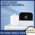 thumbnail image 4 of Wireless Remote Video Doorbell, Intelligent Visual Doorbell, Home Security, Night Vision, WiFi, Two-Way Intercom, 1080P Video, Motion Detection, Remote Playback, Easy Installation, Wide-Angle Camera, 4 of 9
