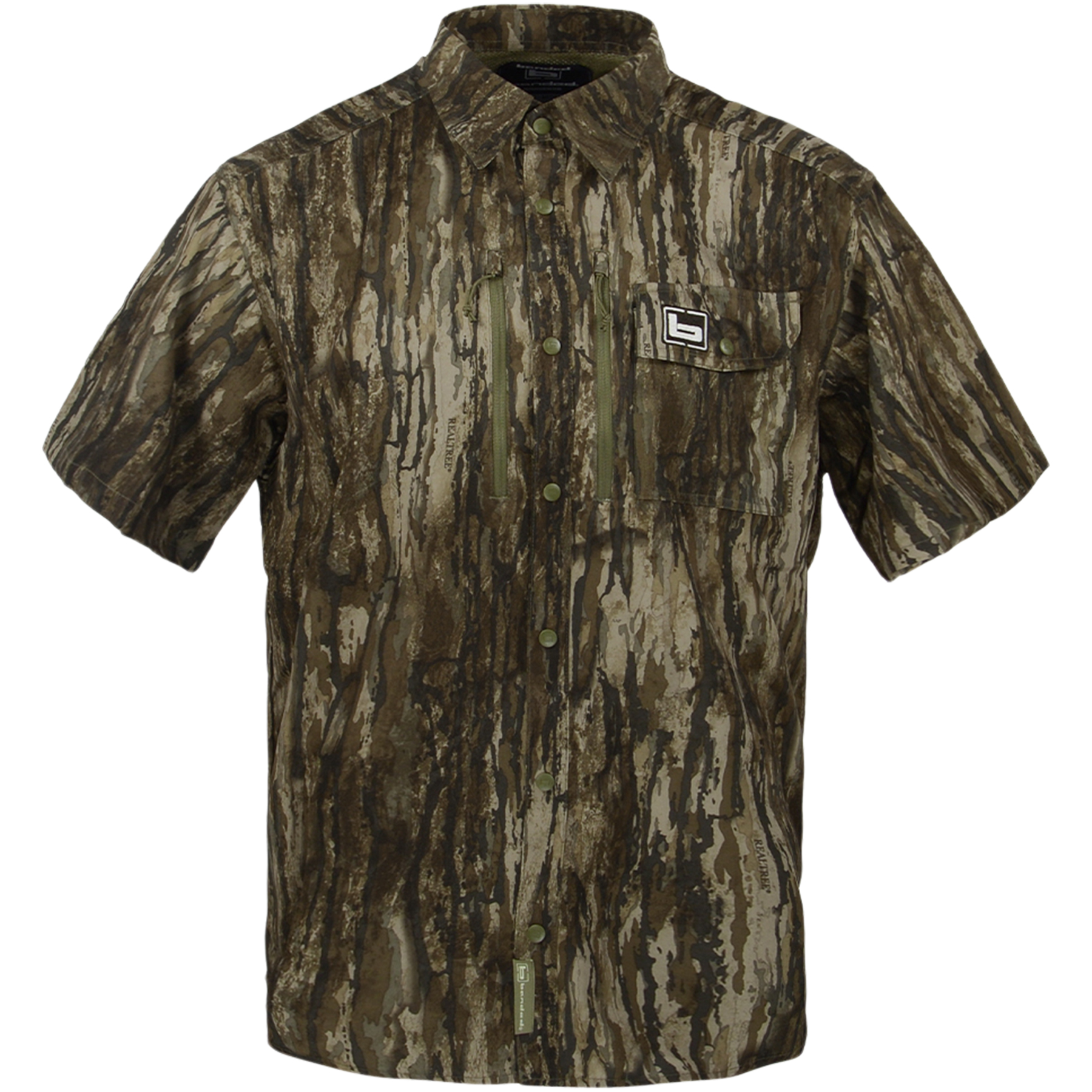 BANDED Men's Badlander Lightweight Short Sleeve Hunting Shirt, Color: Legacy, Size: XL