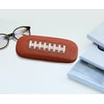 thumbnail image 6 of WIRESTER Durable Hard Clamshell Eyeglass Case with Microfiber Cloth - Football Pattern, 6 of 6