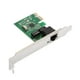 thumbnail image 2 of Tarjeta de red PCIe Tarjeta de red Gigabit Ethernet PCI-E Express Puerto RJ45 Adaptador LAN para PC de escritorio JShteea  Nuevo, 2 of 9