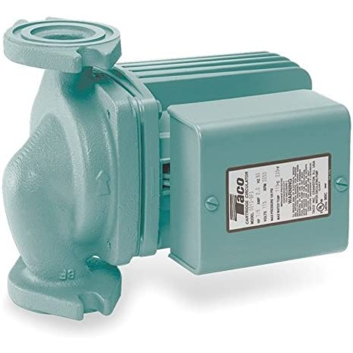 Taco Hot Water Circulator Pump Model F, Factory Authorized Taco