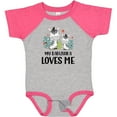thumbnail image 3 of Inktastic Zebra My Babushka Loves Me Boys or Girls Baby Bodysuit, 3 of 5