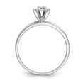 thumbnail image 2 of Solid 14k White Gold Trio Engagement Wedding Ring Size 8 (.05 cttw.), 2 of 8