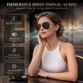 thumbnail image 5 of HEADWOLF AI Smart Glasses,Bluetooth Audio Glasses with Open-Ear Speakers,AI Translation,Voice Assistant,Titanium Memory Frame,Detachable Design, 5 of 10