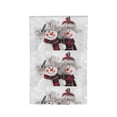 thumbnail image 5 of Wukai Christmas Snowman With Hat Print Garden Flag 12.5x18 Inch Double Sided Sun-resistant Rain-resistant, Wrinkle-resistant Colorfast(Only Flag), 5 of 7