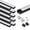 Black & Milky-3.3ft 10, variant on U Shape LED Aluminum Black & Black 3.3ft 20-pack Strip Light Accessory