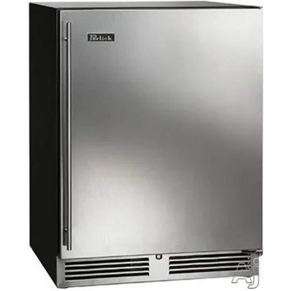 24" Built-in Undercounter Refrigerator, 4.8 cu. ft., Full-Extension Shelves, Dial Controls, ADA Compliant, ENERGY STAR®, Stainless Steel, Right Hinge