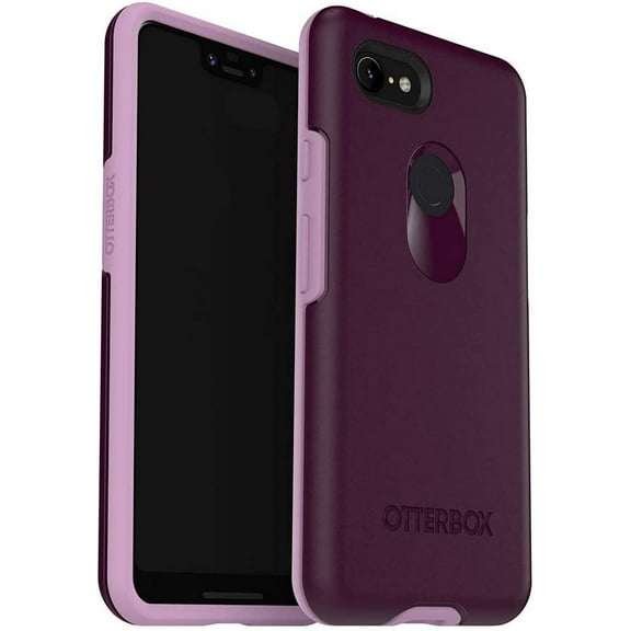 OtterBox Symmetry Clear Series Case for Google Pixel 3 XL - Non-Retail Packaging - Tonic Violet (Winter Bloom/Lavender Mist)